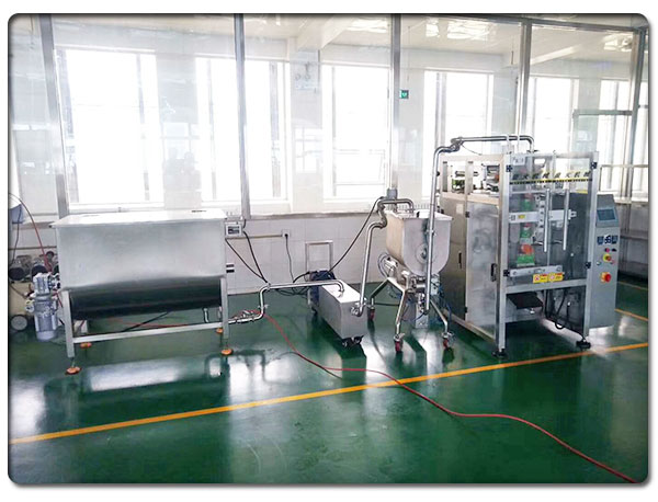 火鍋底料自動(dòng)包裝機(jī)(帝九食代)案例實(shí)拍