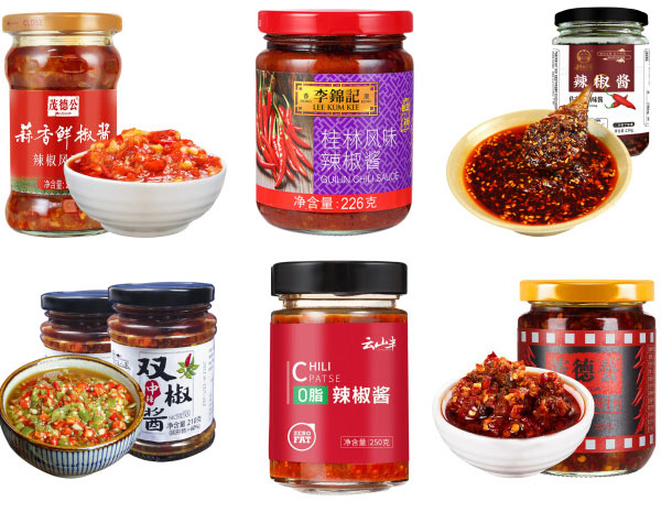 辣椒醬灌裝機設備-自動化辣椒醬醬料灌裝生產線樣品圖