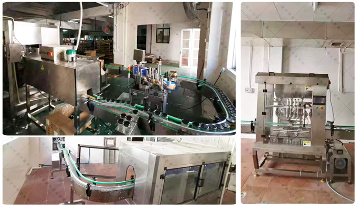 全套辣椒醬灌裝機(jī)械-瓶裝濃醬料灌裝生產(chǎn)線客戶案例
