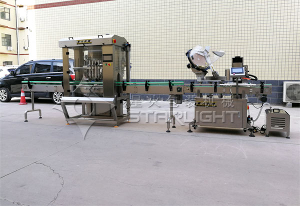 星火辣椒醬灌裝機(jī)廠房實(shí)拍圖